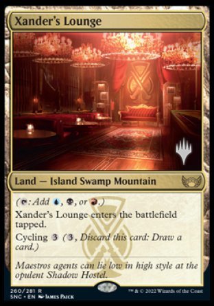 Xander's Lounge (Promo Pack) [Streets of New Capenna Promos] | Dragon's Lair Comics and Fantasy Houston TX