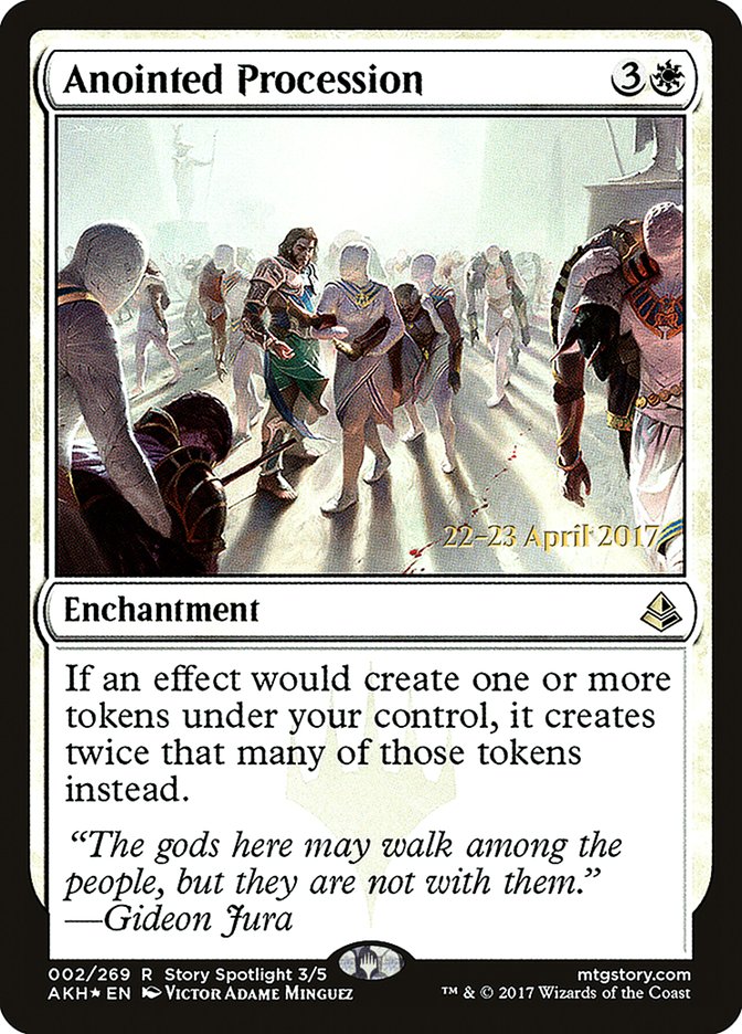 Anointed Procession [Amonkhet Prerelease Promos] | Dragon's Lair Comics and Fantasy Houston TX