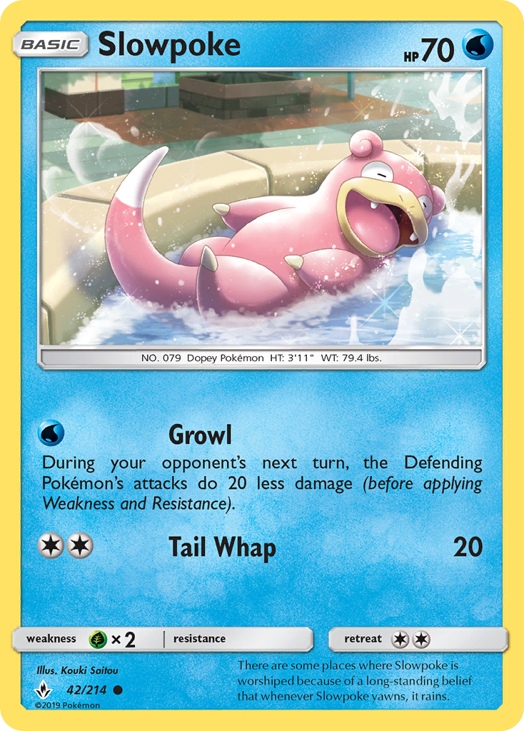 Slowpoke (42/214) [Sun & Moon: Unbroken Bonds] | Dragon's Lair Comics and Fantasy Houston TX