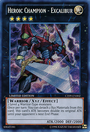 Heroic Champion - Excalibur [CT09-EN002] Secret Rare | Dragon's Lair Comics and Fantasy Houston TX