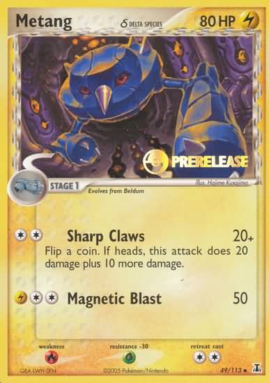 Metang (49/113) (Delta Species) (Prerelease Promo) [EX: Delta Species] | Dragon's Lair Comics and Fantasy Houston TX