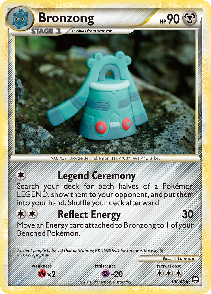 Bronzong (15/102) [HeartGold & SoulSilver: Triumphant] | Dragon's Lair Comics and Fantasy Houston TX