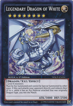 Legendary Dragon of White [WSUP-EN051] Secret Rare | Dragon's Lair Comics and Fantasy Houston TX