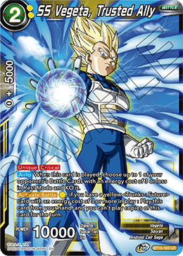 SS Vegeta, Trusted Ally (Uncommon) (BT13-100) [Supreme Rivalry] | Dragon's Lair Comics and Fantasy Houston TX