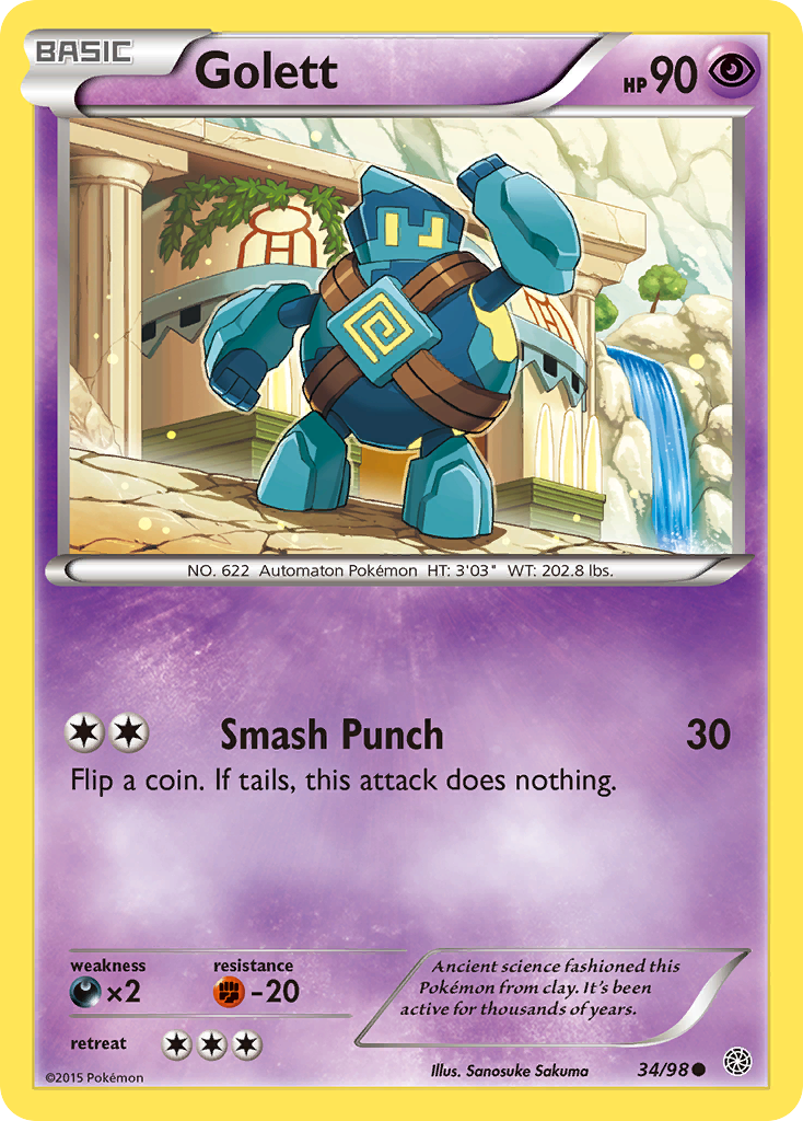 Golett (34/98) [XY: Ancient Origins] | Dragon's Lair Comics and Fantasy Houston TX