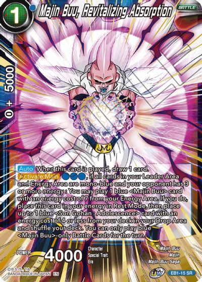 Majin Buu, Revitalizing Absorption (EB1-15) [Battle Evolution Booster] | Dragon's Lair Comics and Fantasy Houston TX