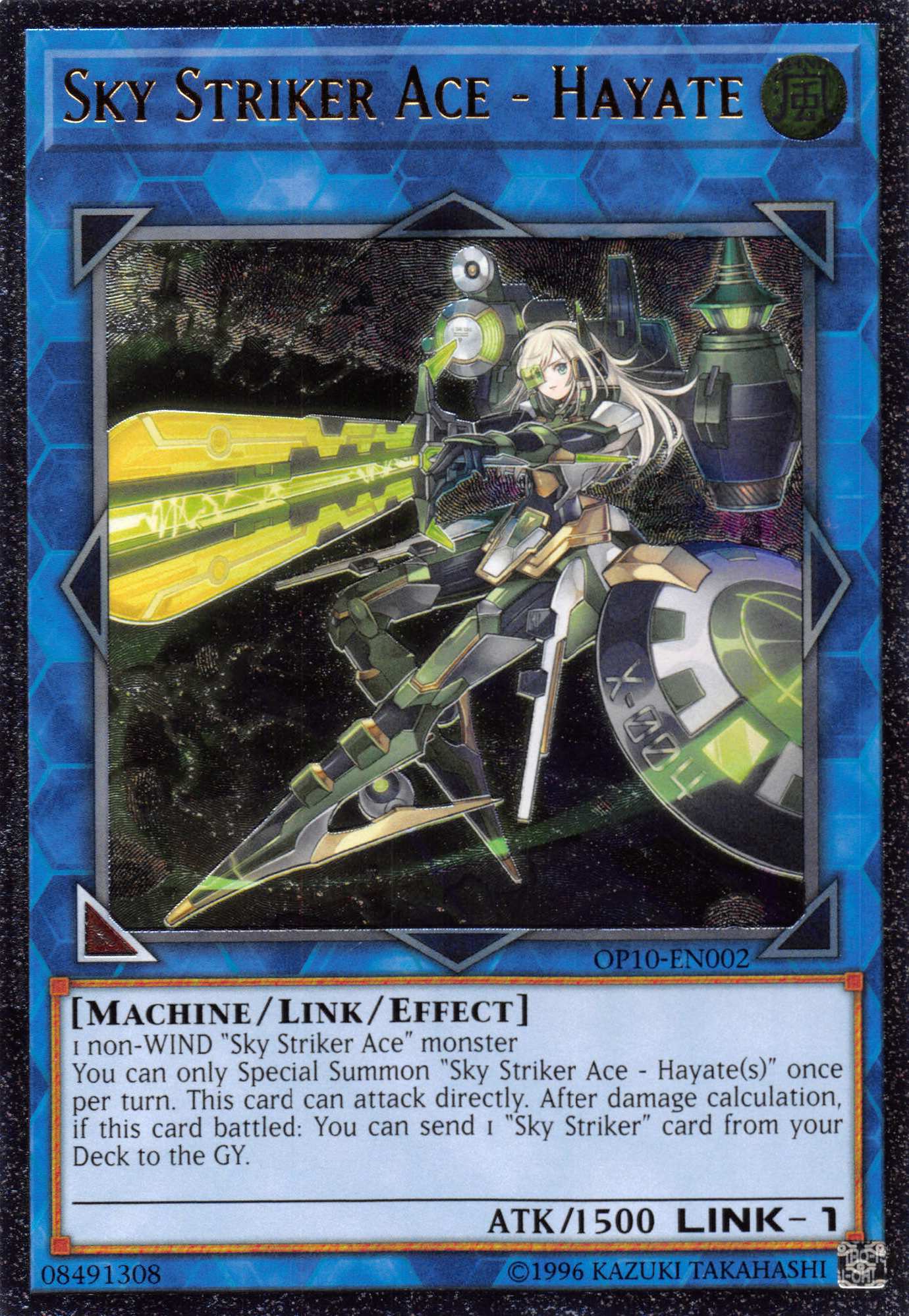 Sky Striker Ace - Hayate [OP10-EN002] Ultimate Rare | Dragon's Lair Comics and Fantasy Houston TX