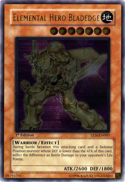 Elemental Hero Bladedge [EEN-EN007] Ultimate Rare | Dragon's Lair Comics and Fantasy Houston TX