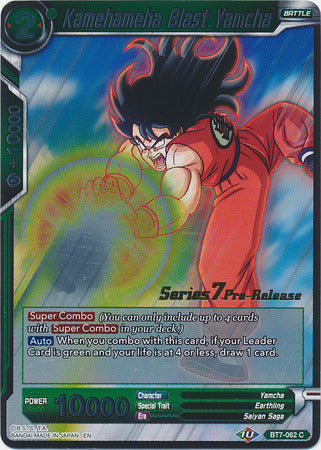 Kamehameha Blast Yamcha (BT7-062_PR) [Assault of the Saiyans Prerelease Promos] | Dragon's Lair Comics and Fantasy Houston TX