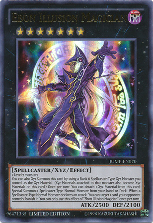 Ebon Illusion Magician [JUMP-EN070] Ultra Rare | Dragon's Lair Comics and Fantasy Houston TX