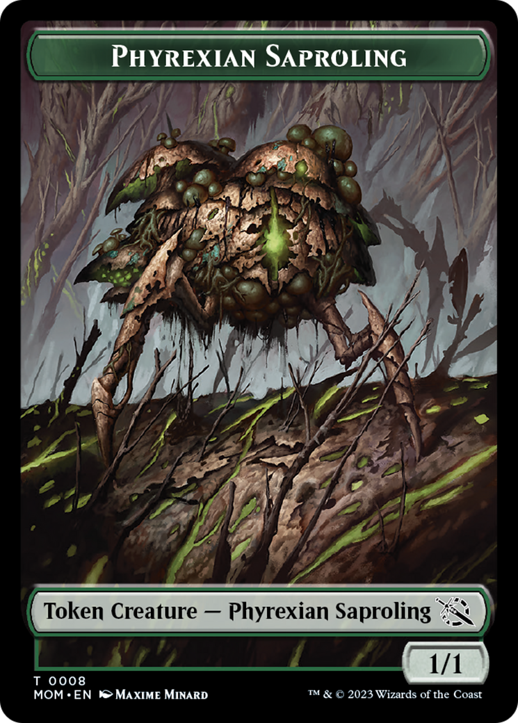 Phyrexian Saproling Token [March of the Machine Tokens] | Dragon's Lair Comics and Fantasy Houston TX