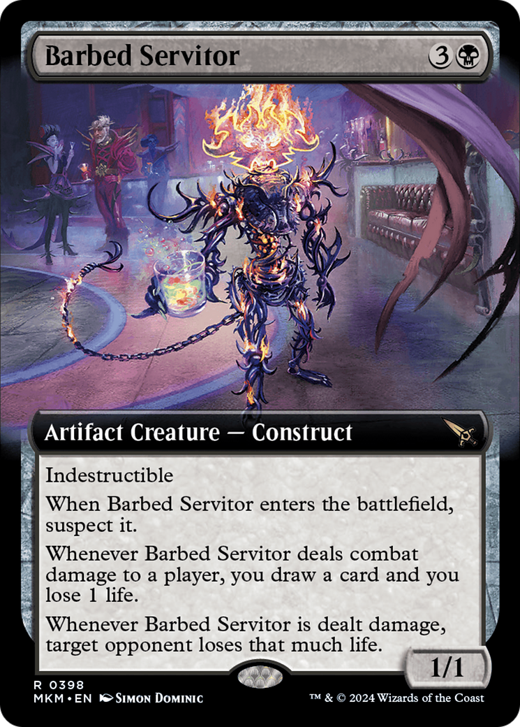 Barbed Servitor (Extended Art) [Murders at Karlov Manor] | Dragon's Lair Comics and Fantasy Houston TX