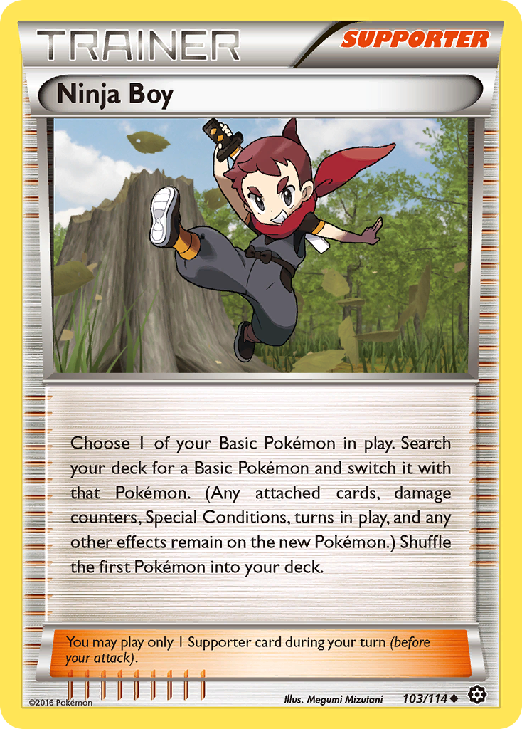 Ninja Boy (103/114) [XY: Steam Siege] | Dragon's Lair Comics and Fantasy Houston TX