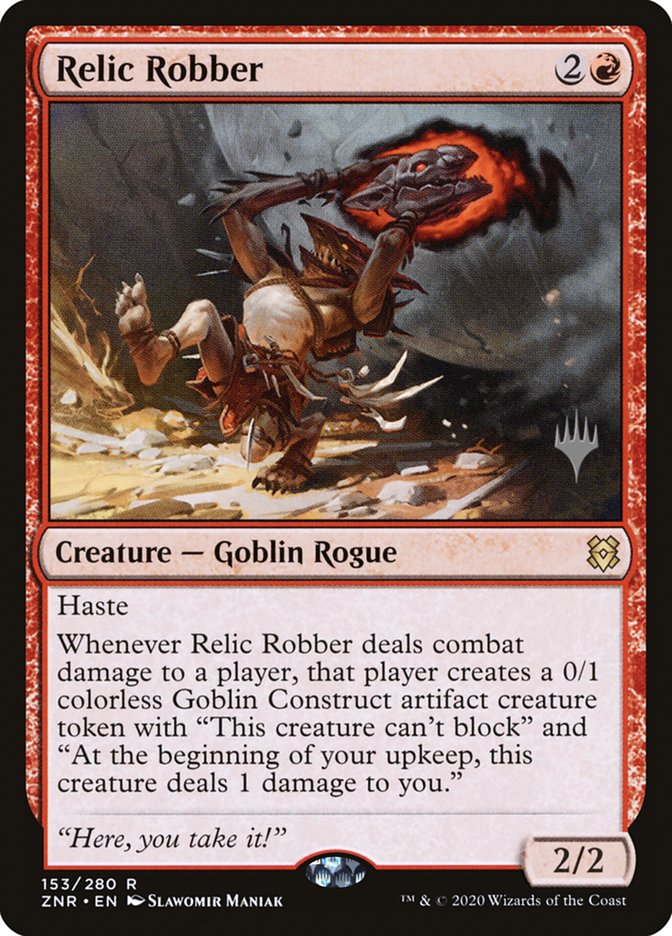 Relic Robber (Promo Pack) [Zendikar Rising Promos] | Dragon's Lair Comics and Fantasy Houston TX