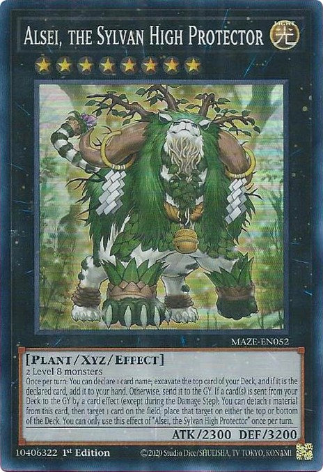 Alsei, the Sylvan High Protector [MAZE-EN052] Super Rare | Dragon's Lair Comics and Fantasy Houston TX