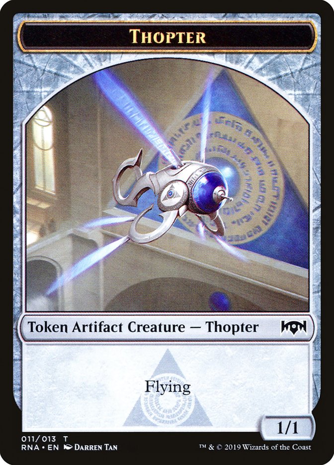 Thopter Token [Ravnica Allegiance Tokens] | Dragon's Lair Comics and Fantasy Houston TX