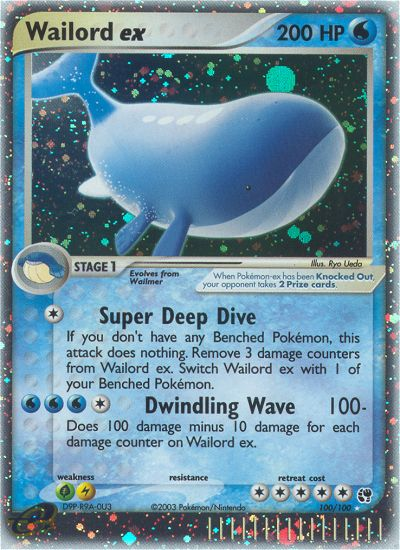 Wailord ex (100/100) [EX: Sandstorm] | Dragon's Lair Comics and Fantasy Houston TX