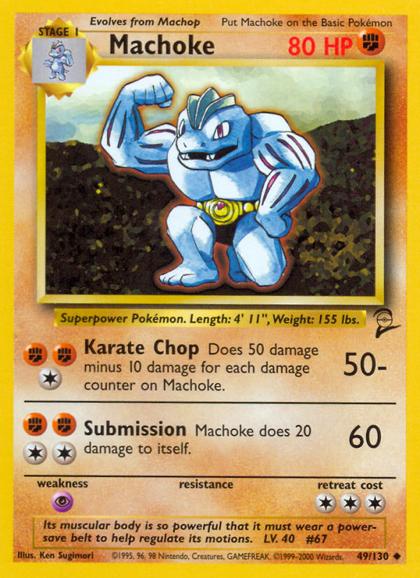 Machoke (49/130) [Base Set 2] | Dragon's Lair Comics and Fantasy Houston TX