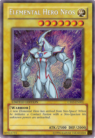 Elemental HERO Neos [CT03-EN001] Secret Rare | Dragon's Lair Comics and Fantasy Houston TX