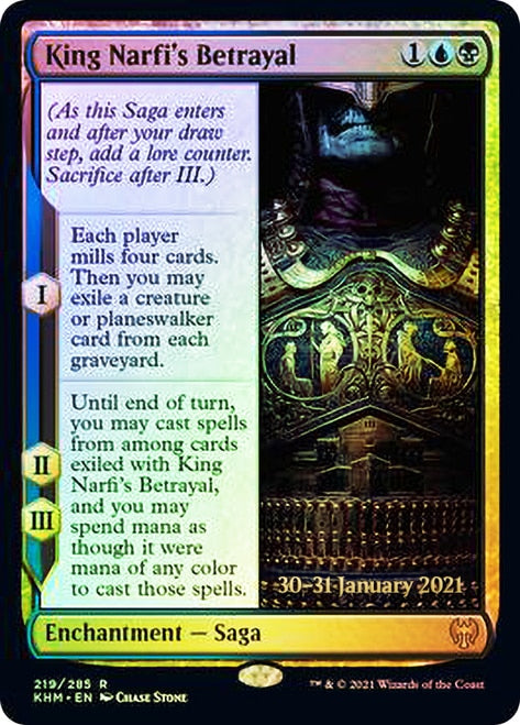 King Narfi's Betrayal [Kaldheim Prerelease Promos] | Dragon's Lair Comics and Fantasy Houston TX