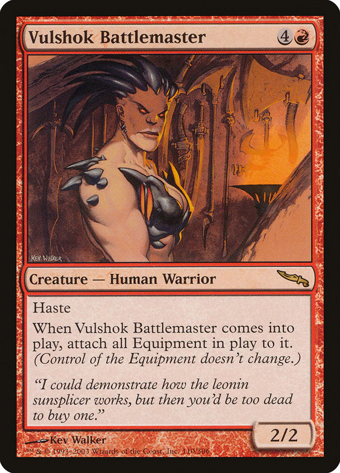 Vulshok Battlemaster [Mirrodin] | Dragon's Lair Comics and Fantasy Houston TX