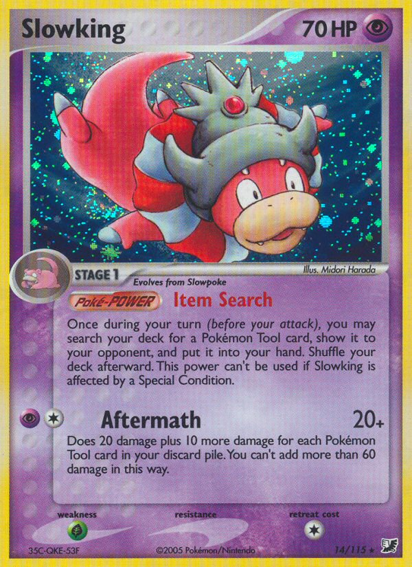 Slowking (14/115) [EX: Unseen Forces] | Dragon's Lair Comics and Fantasy Houston TX