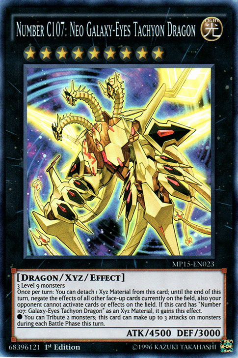 Number C107: Neo Galaxy-Eyes Tachyon Dragon [MP15-EN023] Super Rare | Dragon's Lair Comics and Fantasy Houston TX