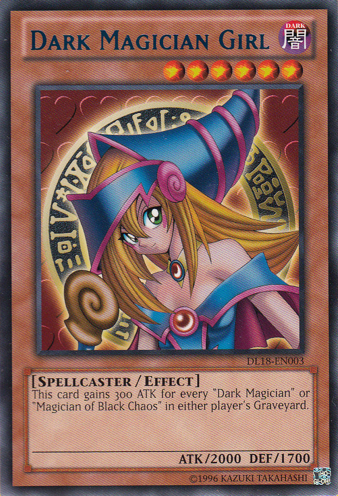 Dark Magician Girl (Blue) [DL18-EN003] Rare | Dragon's Lair Comics and Fantasy Houston TX