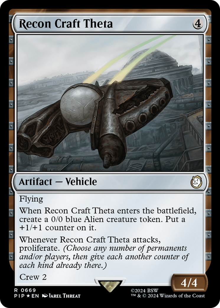 Recon Craft Theta (Surge Foil) [Fallout] | Dragon's Lair Comics and Fantasy Houston TX