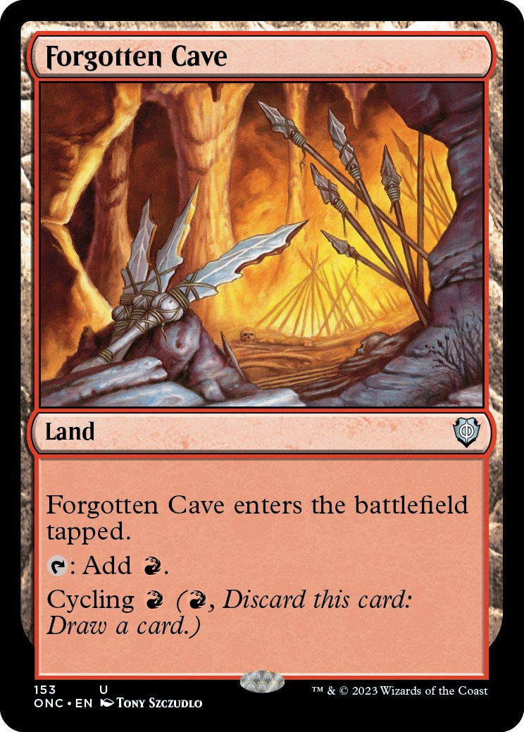 Forgotten Cave [Phyrexia: All Will Be One Commander] | Dragon's Lair Comics and Fantasy Houston TX