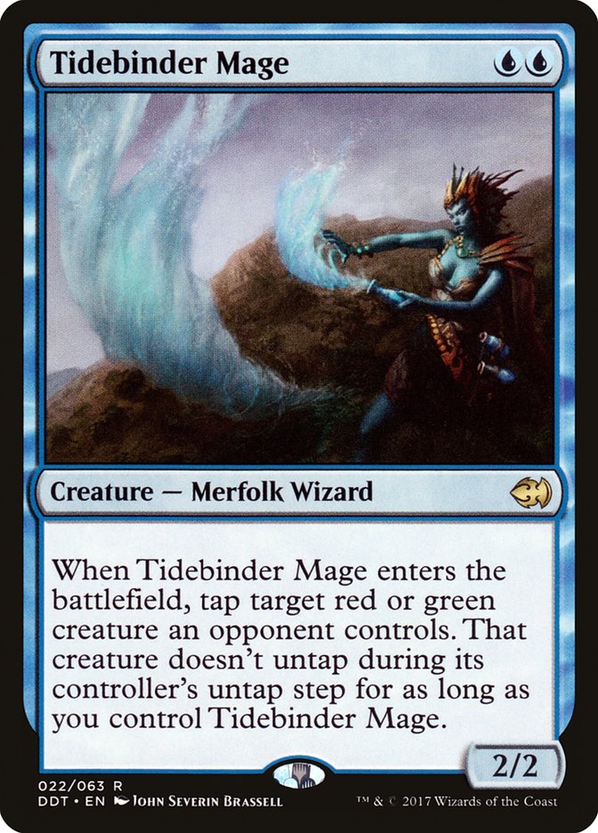 Tidebinder Mage [Duel Decks: Merfolk vs. Goblins] | Dragon's Lair Comics and Fantasy Houston TX