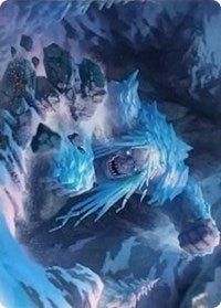 Icehide Troll Art Card [Kaldheim Art Series] | Dragon's Lair Comics and Fantasy Houston TX