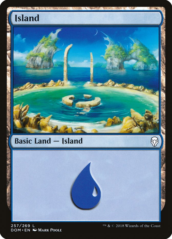 Island (257) [Dominaria] | Dragon's Lair Comics and Fantasy Houston TX