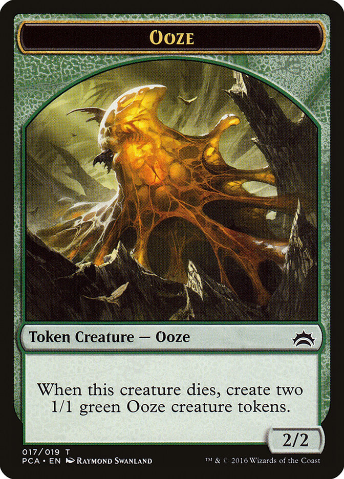 Ooze (016) // Ooze (017) Double-Sided Token [Planechase Anthology Tokens] | Dragon's Lair Comics and Fantasy Houston TX