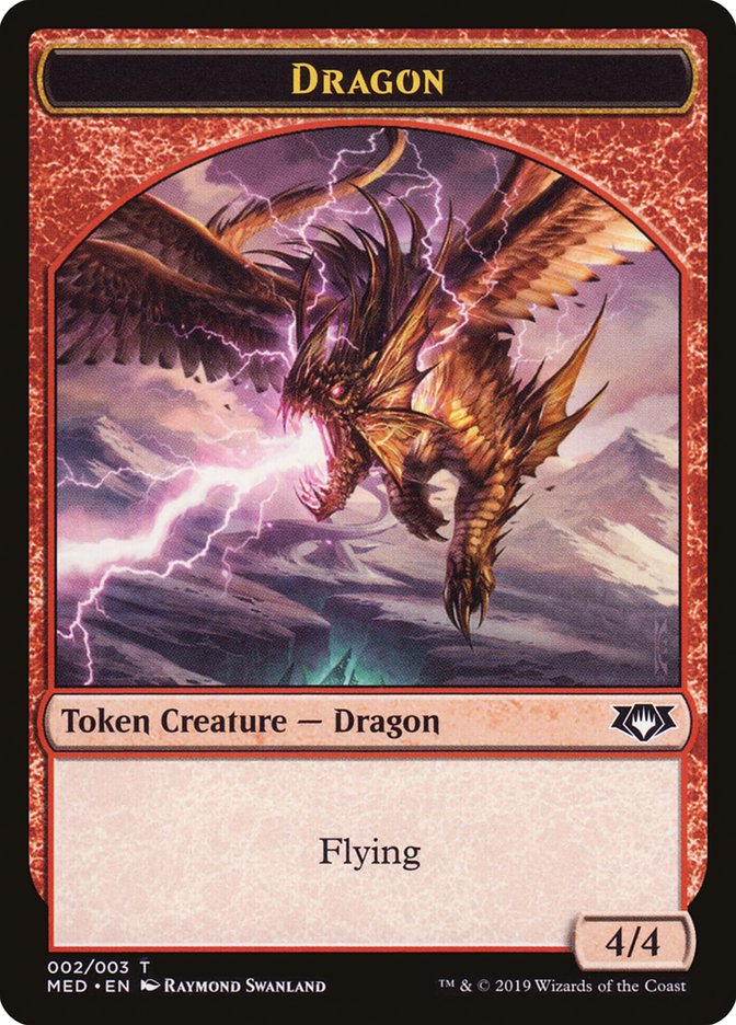 Dragon Token [Mythic Edition Tokens] | Dragon's Lair Comics and Fantasy Houston TX