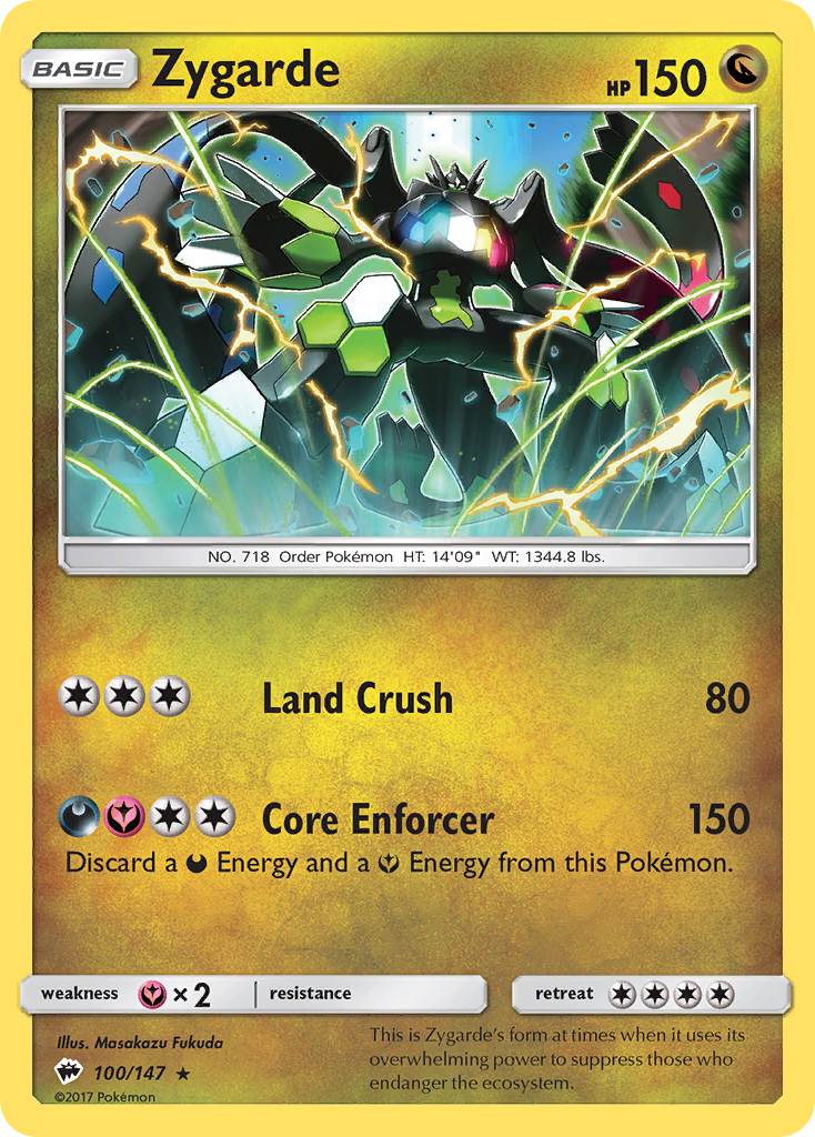 Zygarde (100/147) [Sun & Moon: Burning Shadows] | Dragon's Lair Comics and Fantasy Houston TX