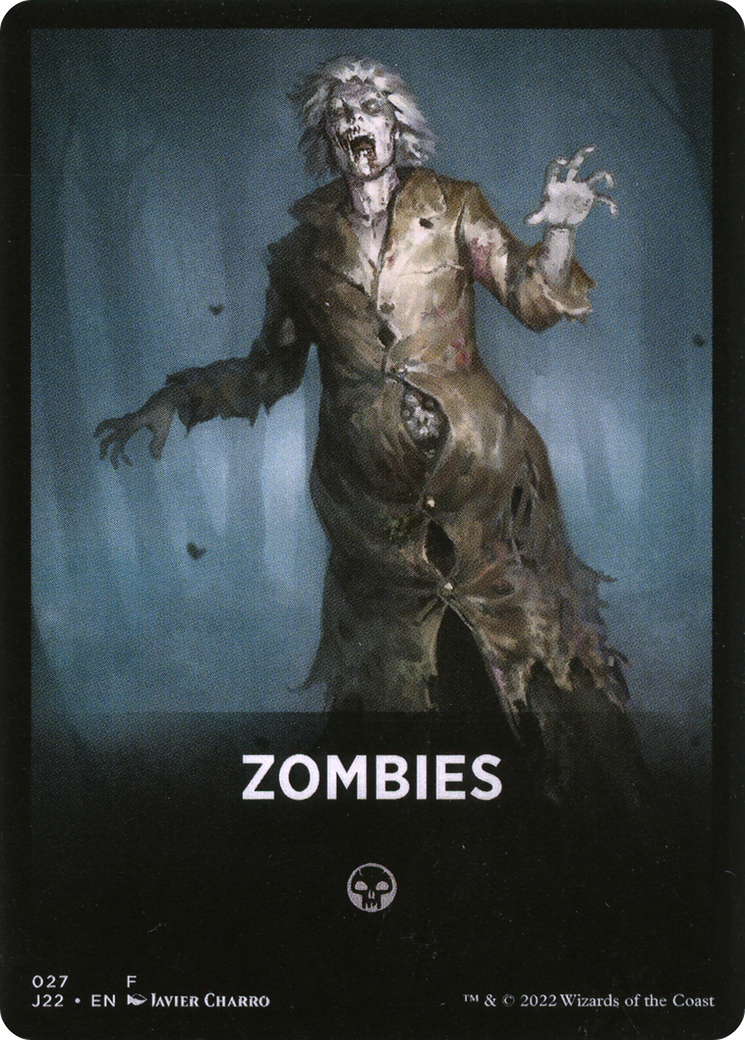 Zombies Theme Card [Jumpstart 2022 Front Cards] | Dragon's Lair Comics and Fantasy Houston TX