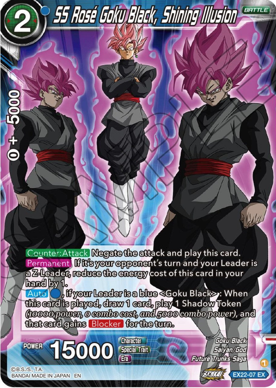 SS Rose Goku Black, Shining Illusion (EX22-07) [Ultimate Deck 2023] | Dragon's Lair Comics and Fantasy Houston TX