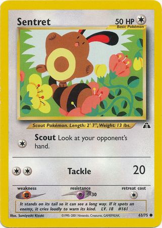 Sentret (63/75) [Neo Discovery Unlimited] | Dragon's Lair Comics and Fantasy Houston TX