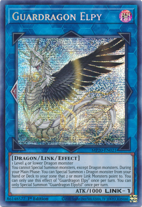 Guardragon Elpy [MP20-EN021] Prismatic Secret Rare | Dragon's Lair Comics and Fantasy Houston TX