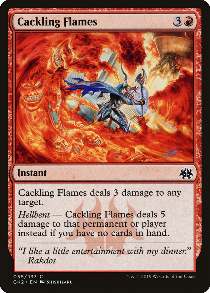 Cackling Flames [Ravnica Allegiance Guild Kit] | Dragon's Lair Comics and Fantasy Houston TX