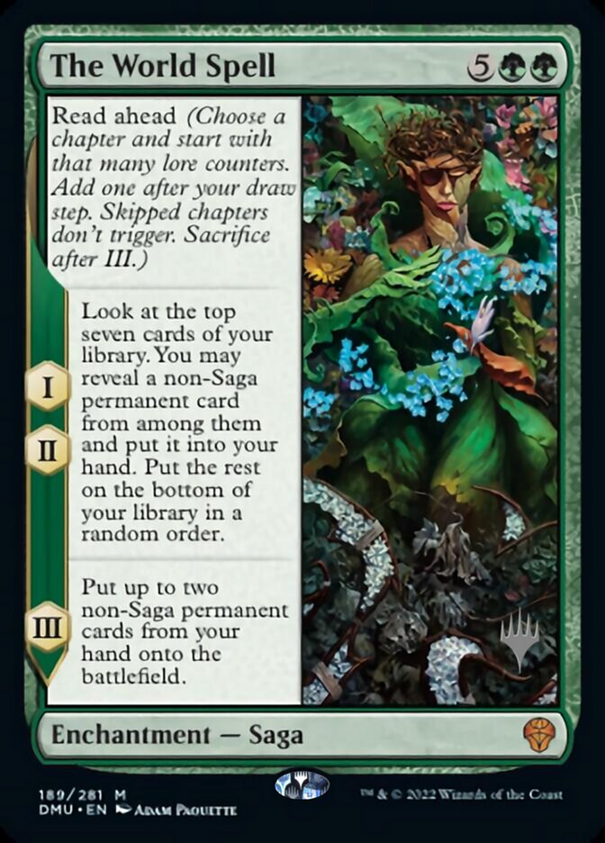 The World Spell (Promo Pack) [Dominaria United Promos] | Dragon's Lair Comics and Fantasy Houston TX