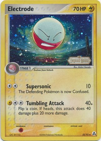 Electrode (32/92) (Stamped) [EX: Legend Maker] | Dragon's Lair Comics and Fantasy Houston TX