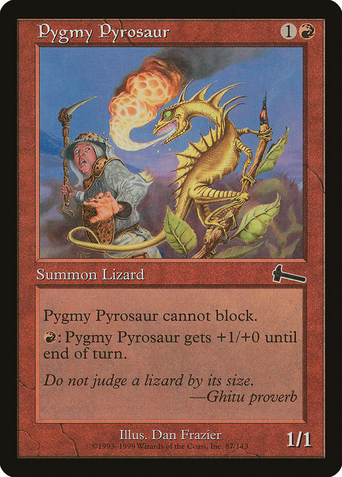 Pygmy Pyrosaur [Urza's Legacy] | Dragon's Lair Comics and Fantasy Houston TX