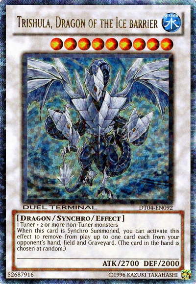 Trishula, Dragon of the Ice Barrier [DT04-EN092] Ultra Rare | Dragon's Lair Comics and Fantasy Houston TX