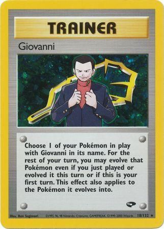 Giovanni (18/132) [Gym Challenge Unlimited] | Dragon's Lair Comics and Fantasy Houston TX