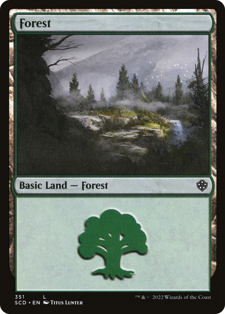 Forest (351) [Starter Commander Decks] | Dragon's Lair Comics and Fantasy Houston TX