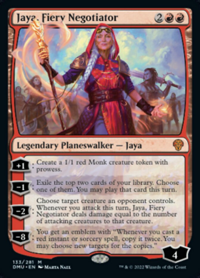 Jaya, Fiery Negotiator [Dominaria United] | Dragon's Lair Comics and Fantasy Houston TX