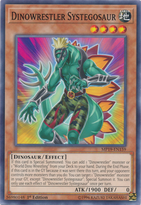 Dinowrestler Systegosaur [MP19-EN159] Common | Dragon's Lair Comics and Fantasy Houston TX