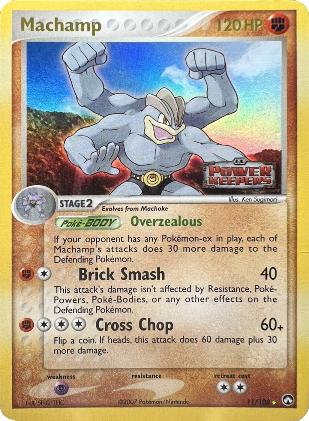 Machamp (11/108) (Stamped) [EX: Power Keepers] | Dragon's Lair Comics and Fantasy Houston TX